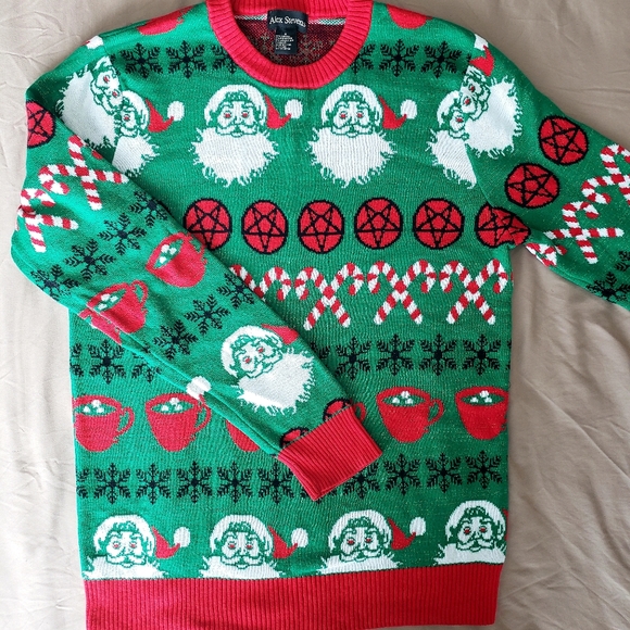 hail santa christmas jumper